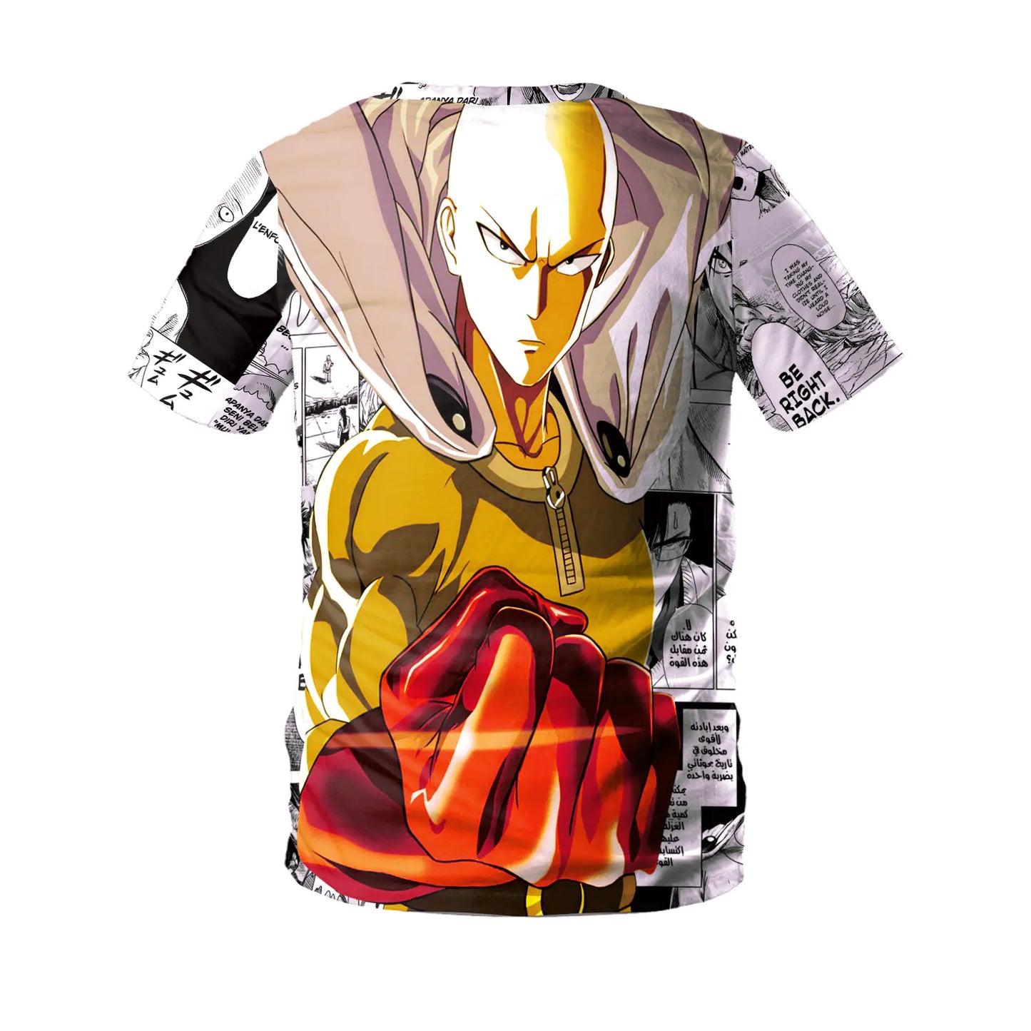 One Punch Man Graphic Short Sleeve T-Shirt