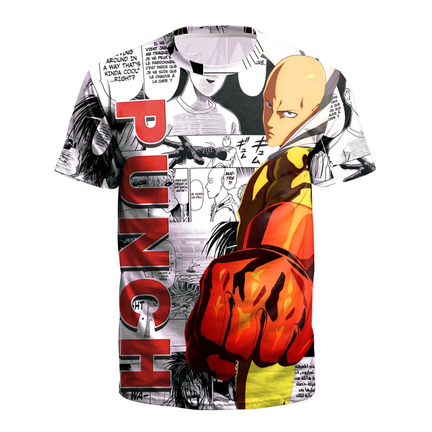 One Punch Man Graphic Short Sleeve T-Shirt